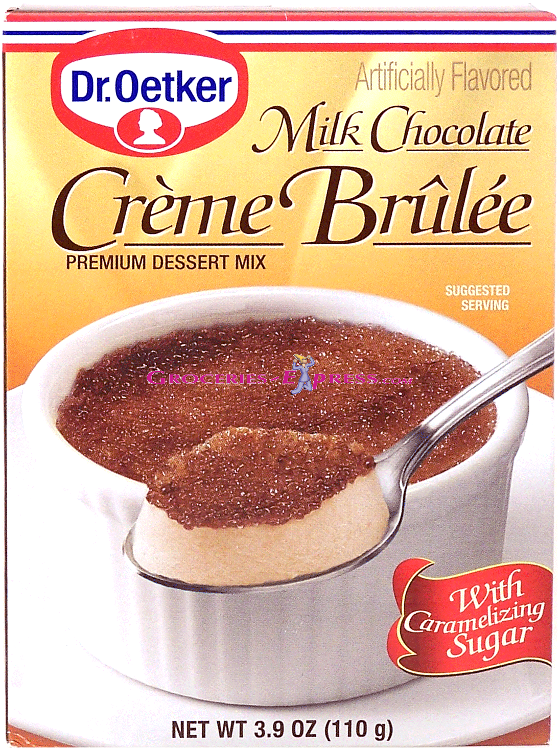 Dr. Oetker&nbsp;&nbsp;milk chocolate creme brulee dessert mix with caramelizing sugar Full-Size Picture